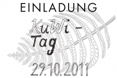 Einladungskarte zum KuWi-Tag 2011