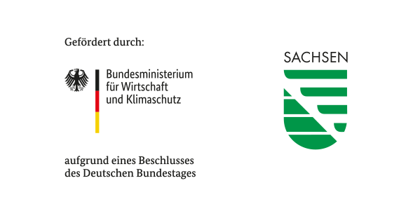 Logo BMWK und Land Sachsen