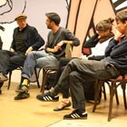 Diskussionsrunde zu Perspektiven eines Kunsthauses im Leipziger Osten am 22.06.2010