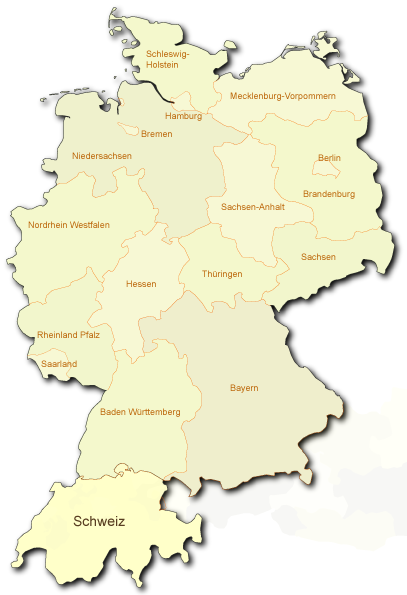 SELFPHP Webhosting Karte DACH
